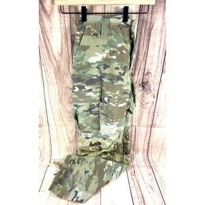 USGI ARMY ISSUE COMBAT UNIFORM PANTS MEDIUM BUTTON FLY CAMOUFLAGE 33X32